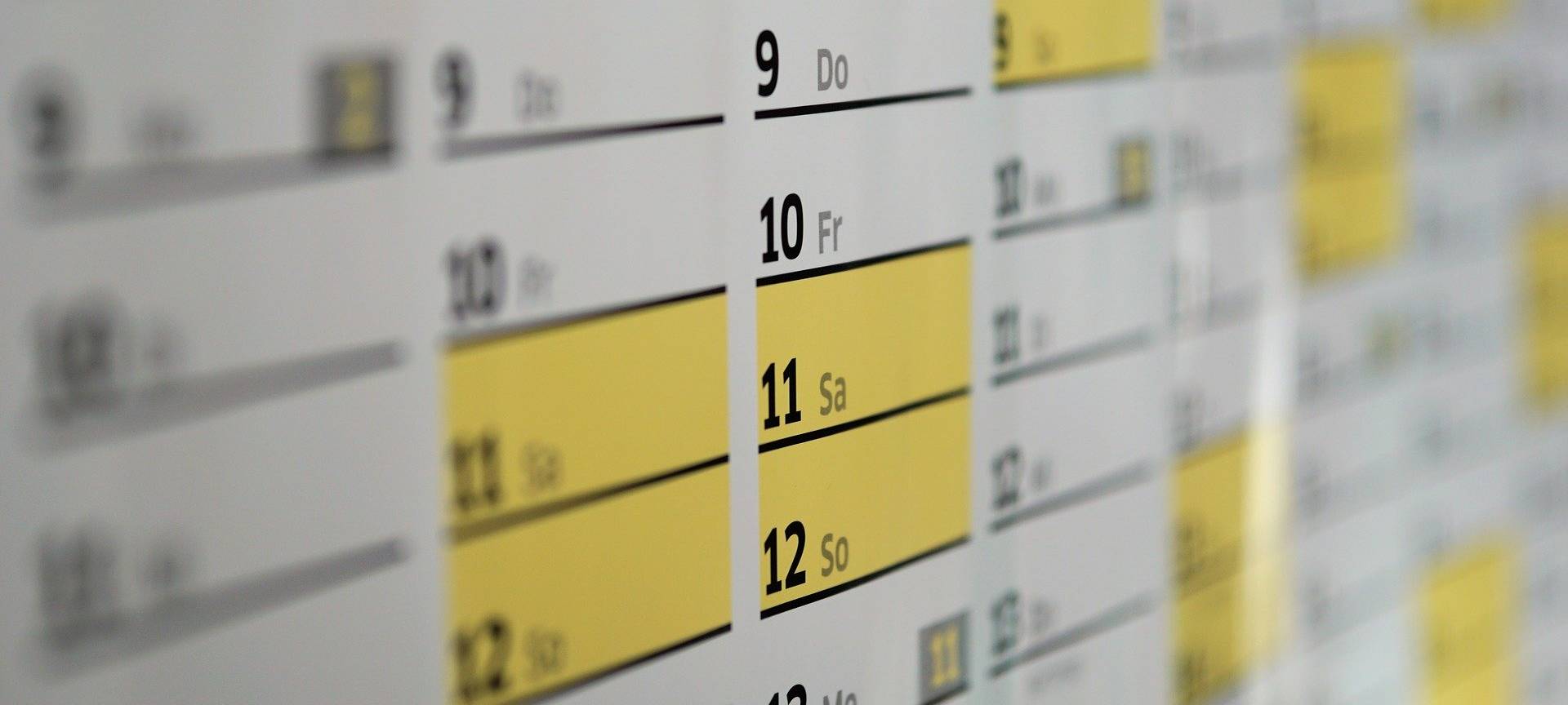 Brücken- und Feiertage 2020