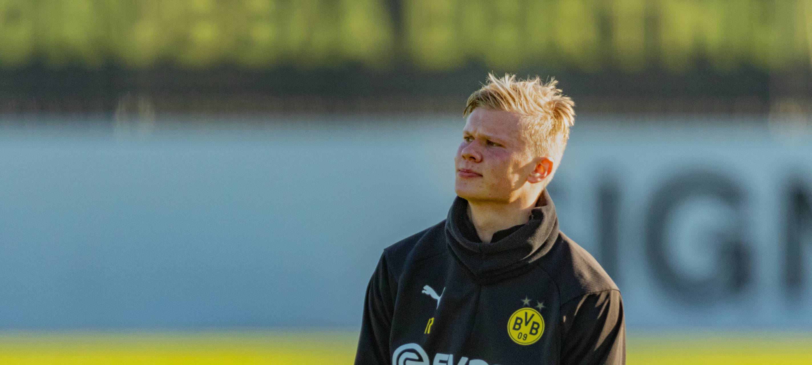 BVB-Spieler Erling Haaland beim Training am 21. Januar 2020.