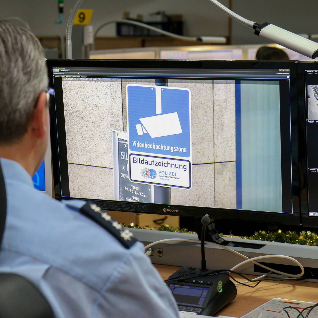 Videoüberwachung im Einsatz