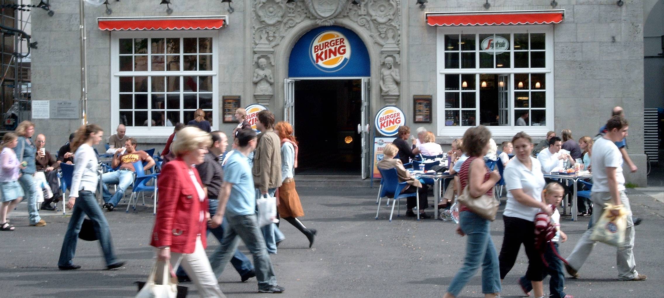 Burger King Filiale in der Dortmunder Innenstadt.