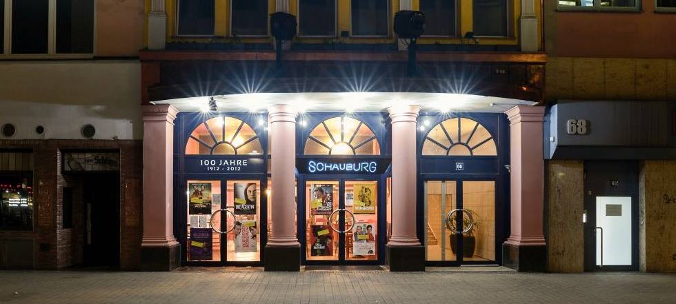 Eingang des Kinos Schauburg Dortmund.