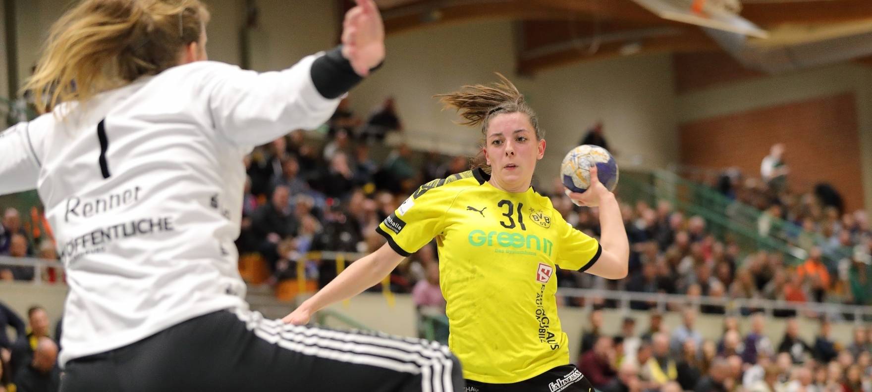 BVB Handball Damen holen Sieg gegen Oldenburg.