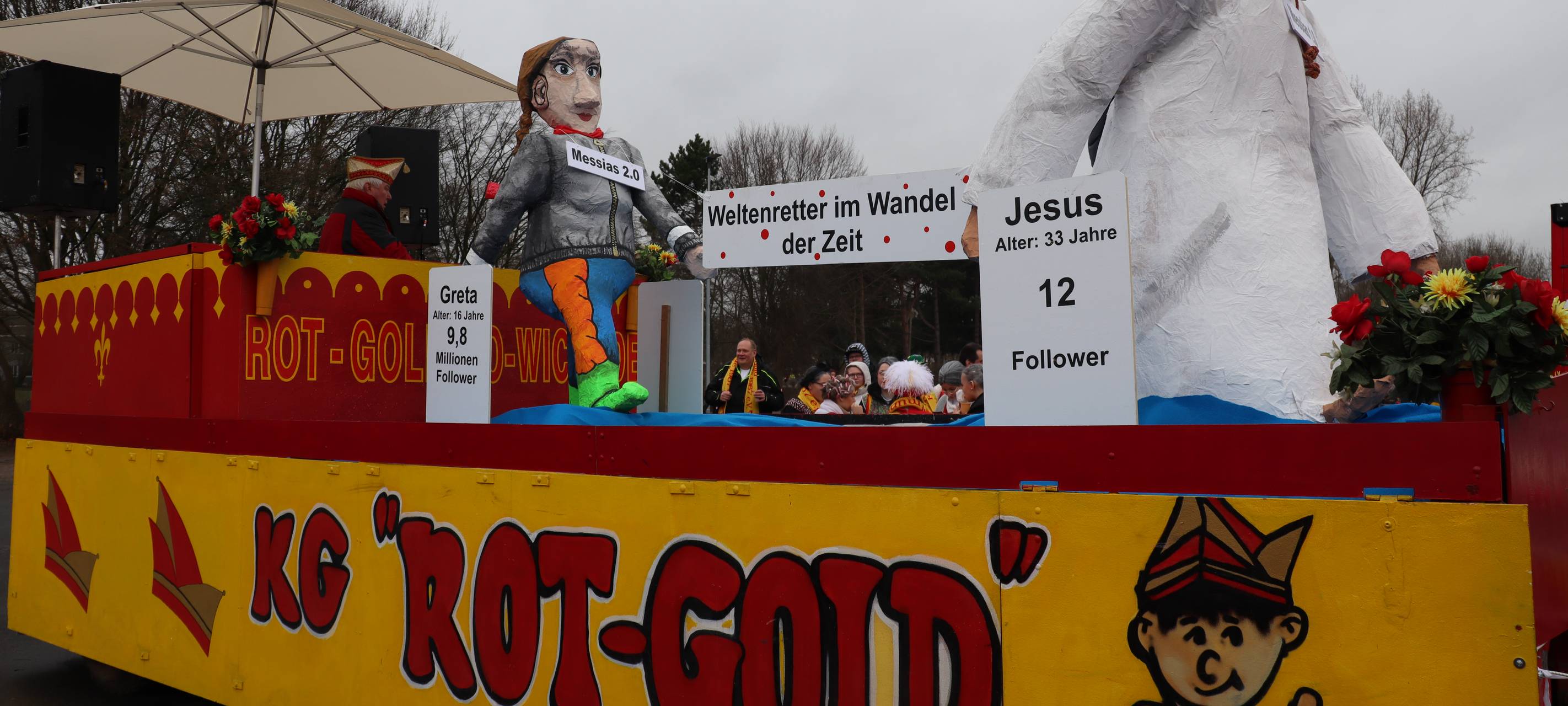 Karnevalsumzug am Rosenmontag 2020