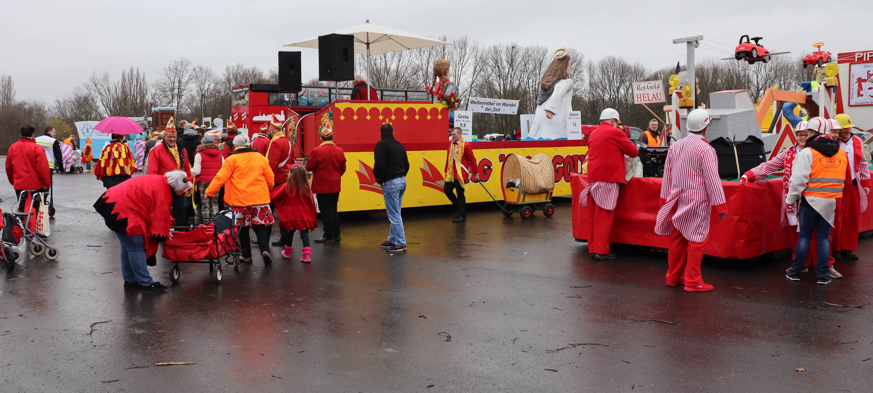 Karnevalsumzug am Rosenmontag 2020