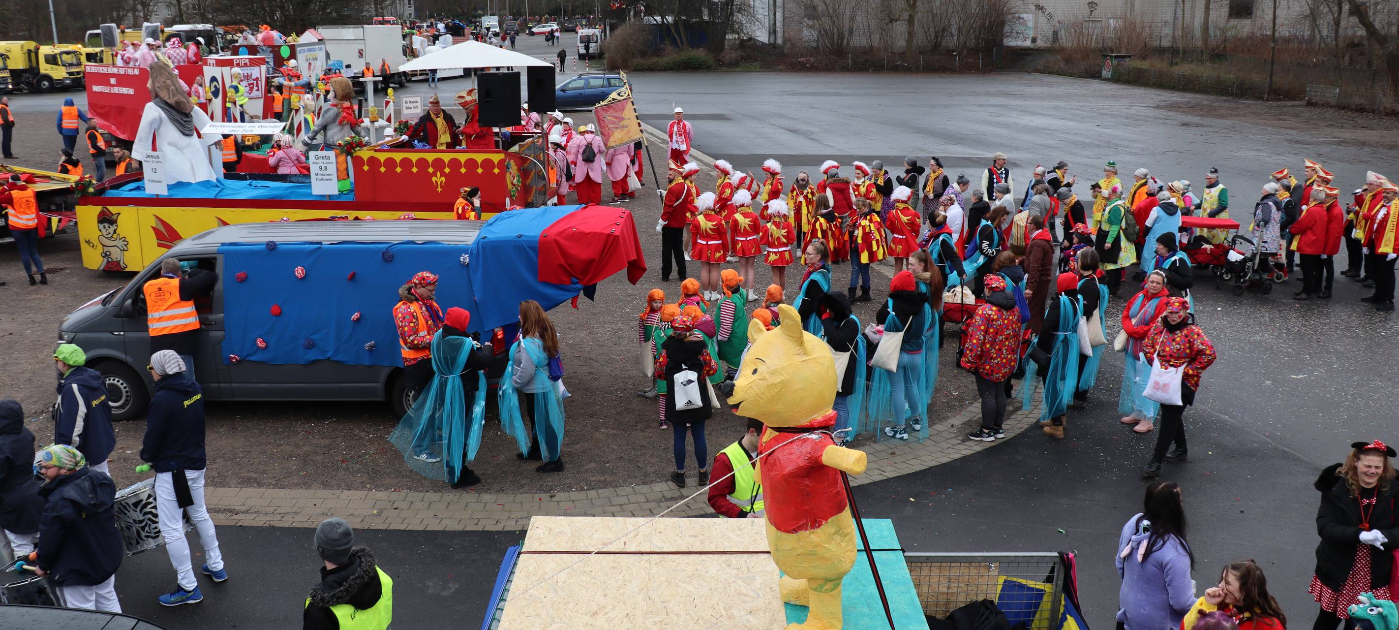 Karnevalsumzug am Rosenmontag 2020