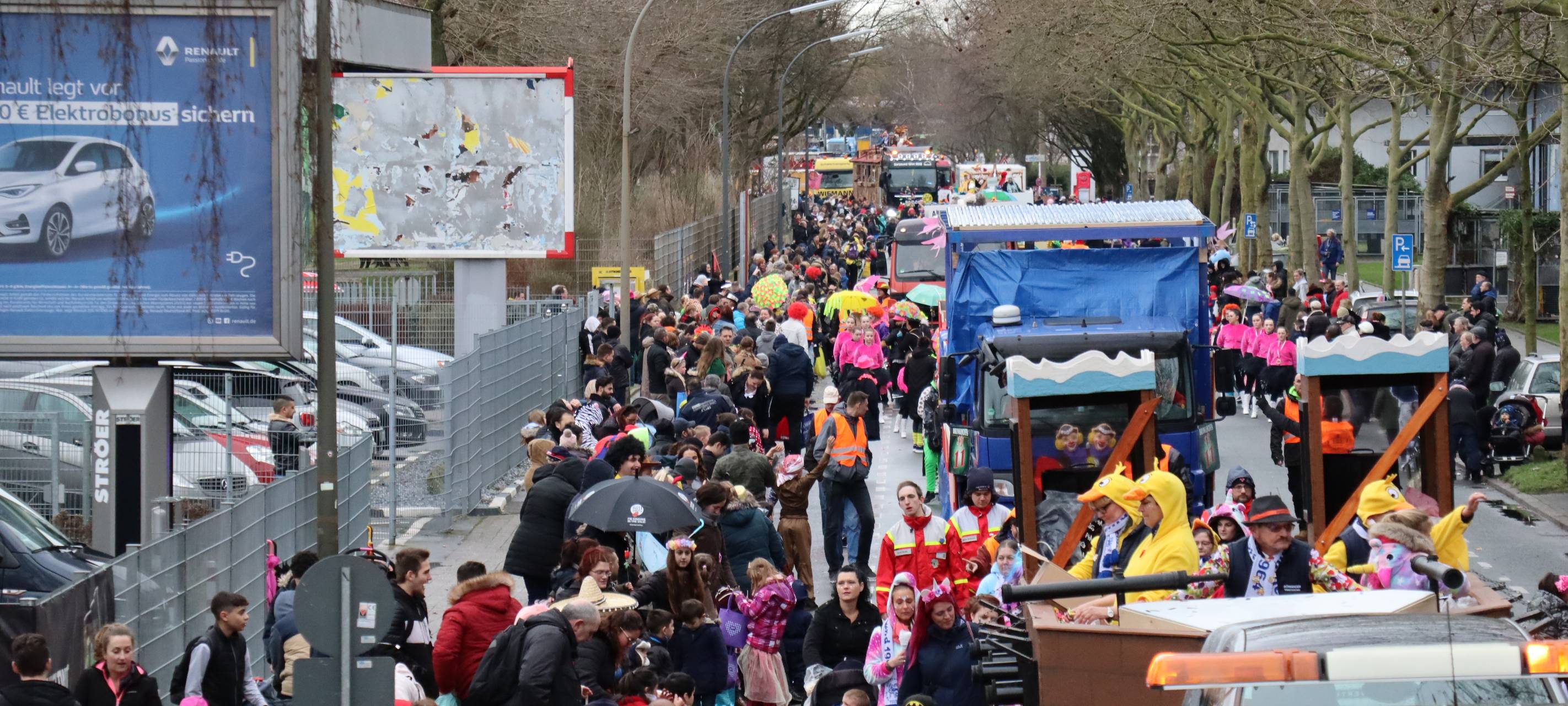 Karnevalsumzug am Rosenmontag 2020