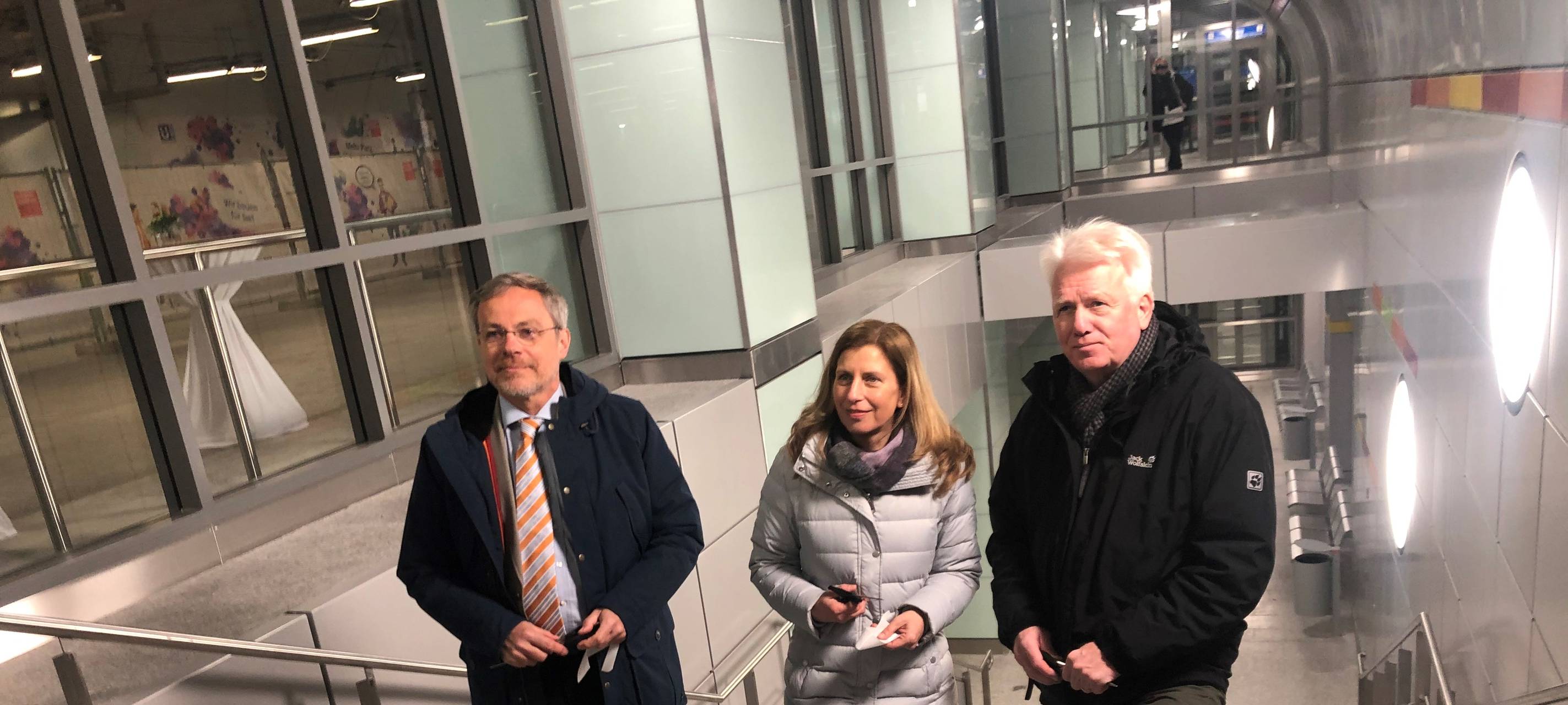 Neue Zugangsanlage der Stadtbahnanlage in Betrieb genommen