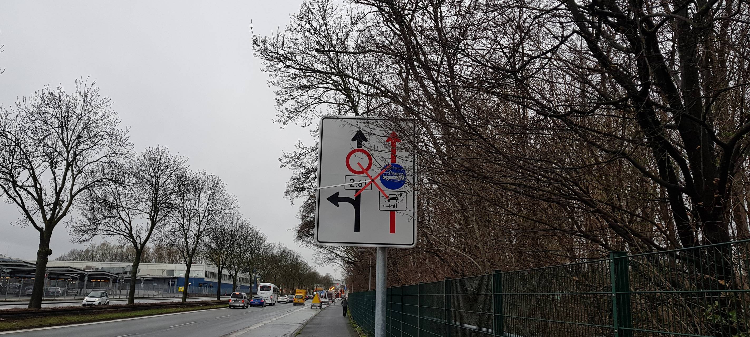 Warten auf trockenes Wetter: Umweltspur wird später eingerichtet