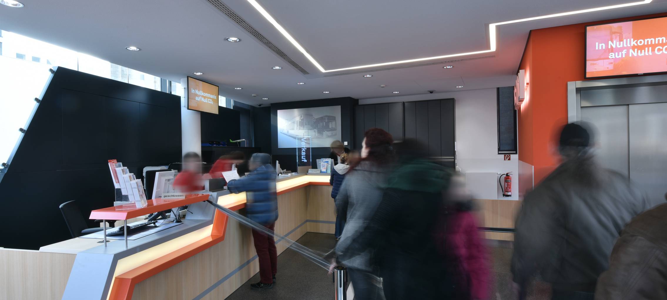 Kundencenter geschlossen