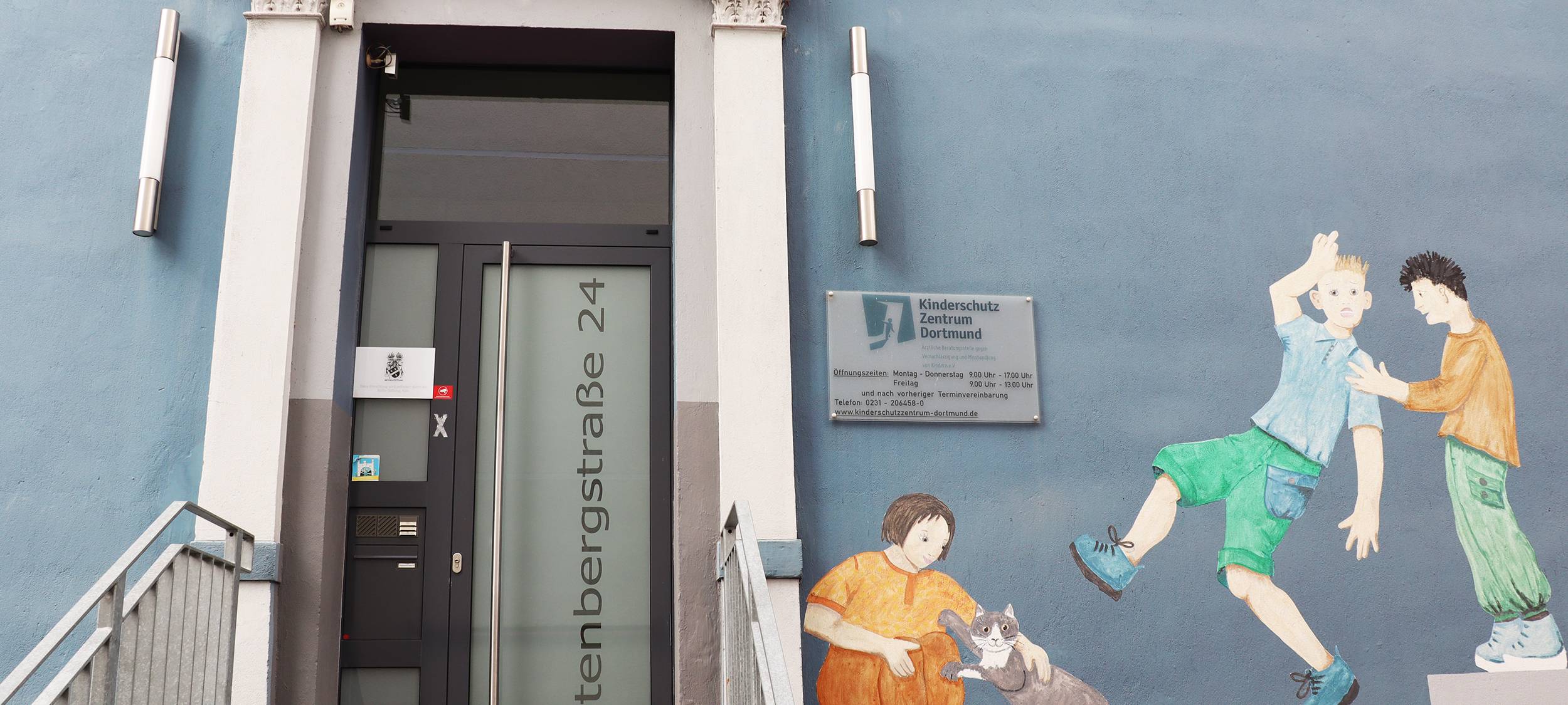 Eingang Kinderschutz Zentrum Dortmund