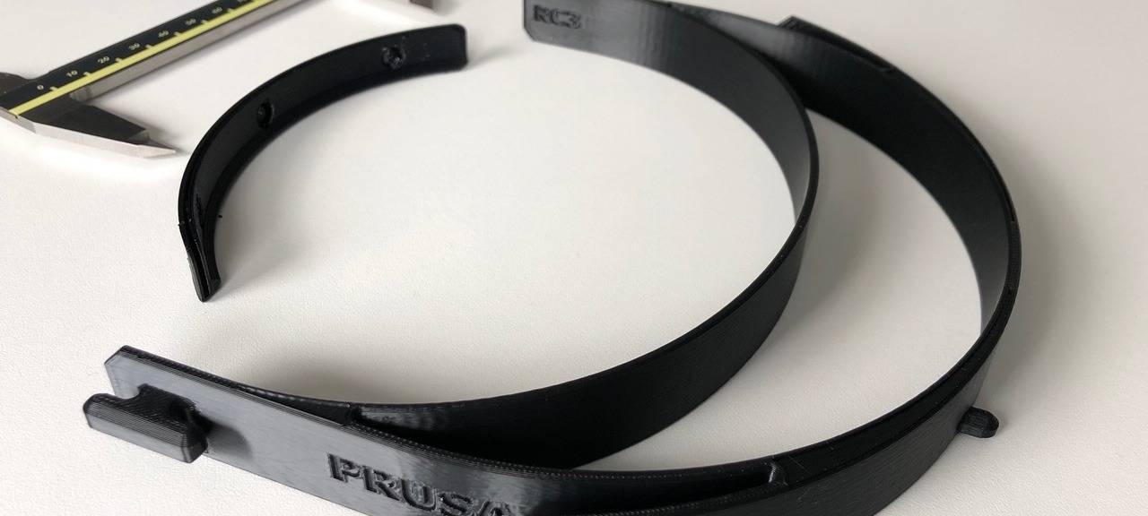 Erste Bestandteile der Schutzmasken von Murtfeldt.