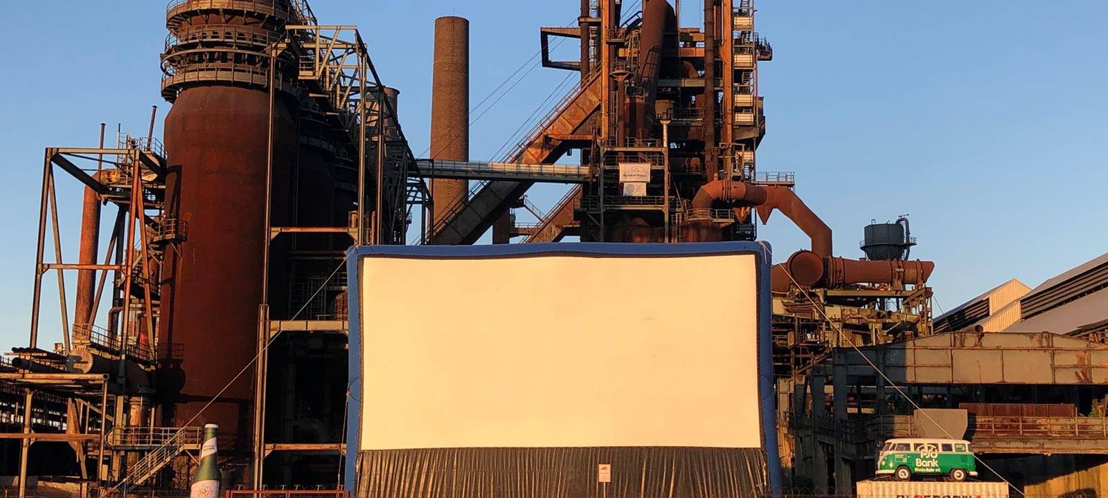 Autokino in Dortmund, an Phoenix-West