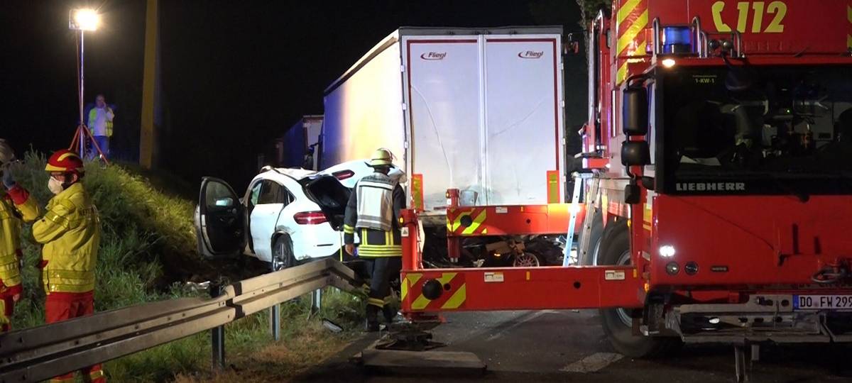 Unfall auf der A2 am 28- APril 2020.