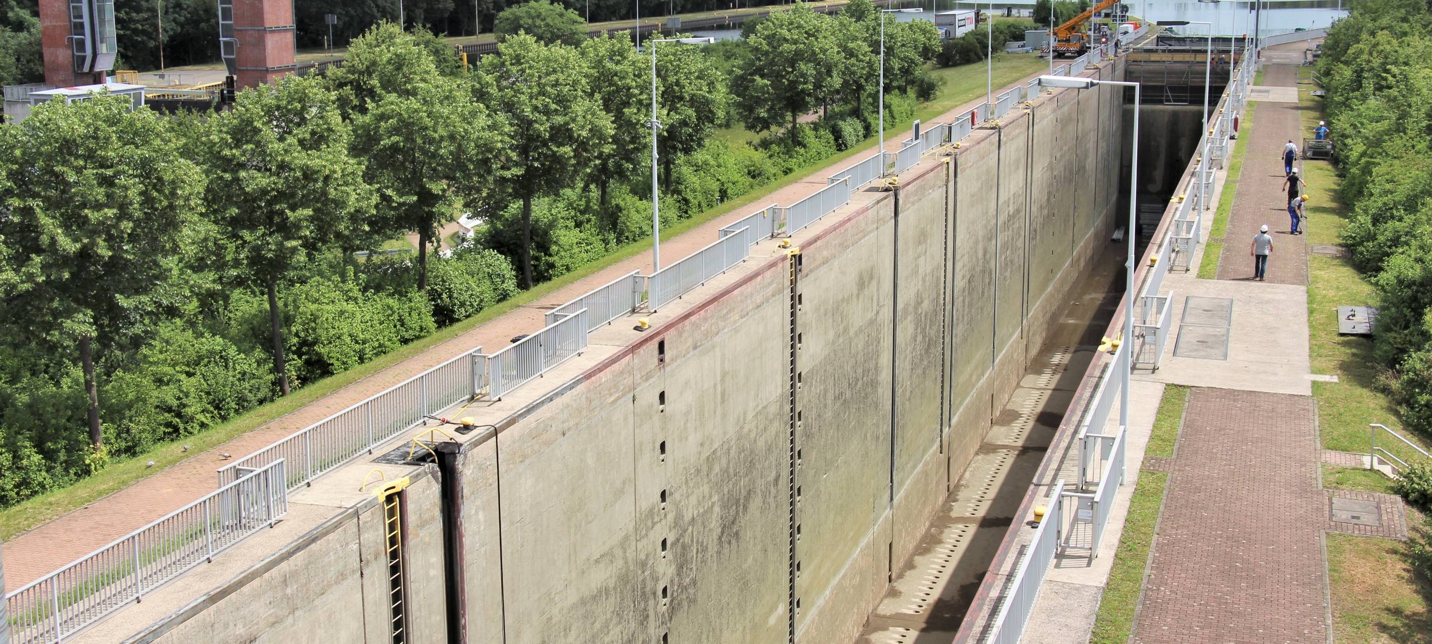 Schleusensperrung Henrichenburg.