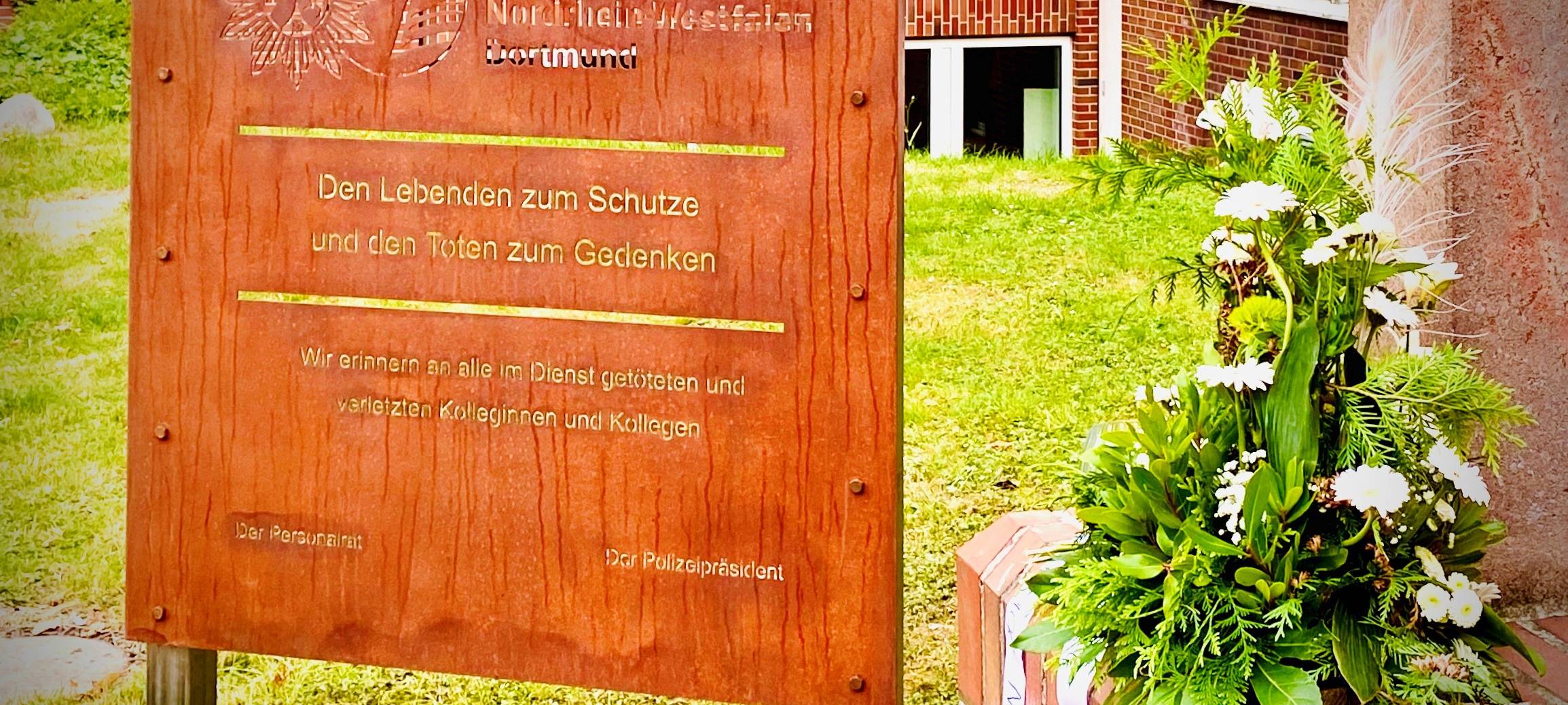 Gedenkfeier für getötete Polizisten