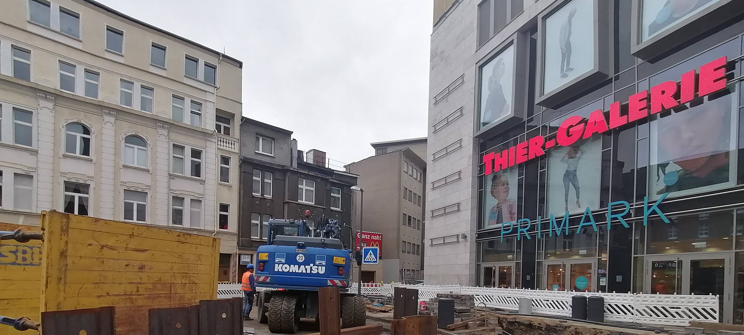 Baustelle an der Thier-Galerie.
