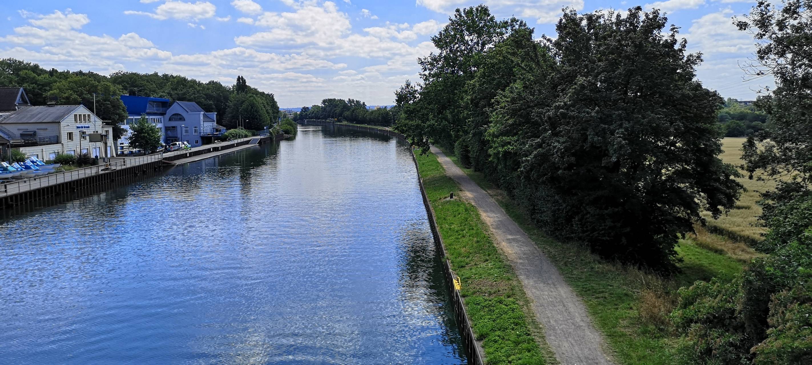 Dortmund-Ems-Kanal im Sommer 2020