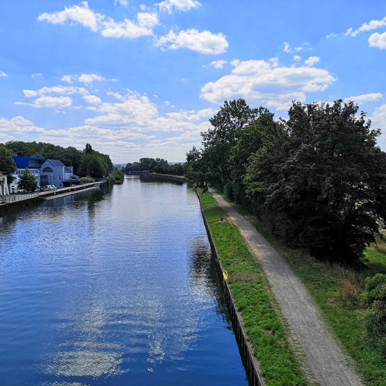 Dortmund-Ems-Kanal im Sommer 2020
