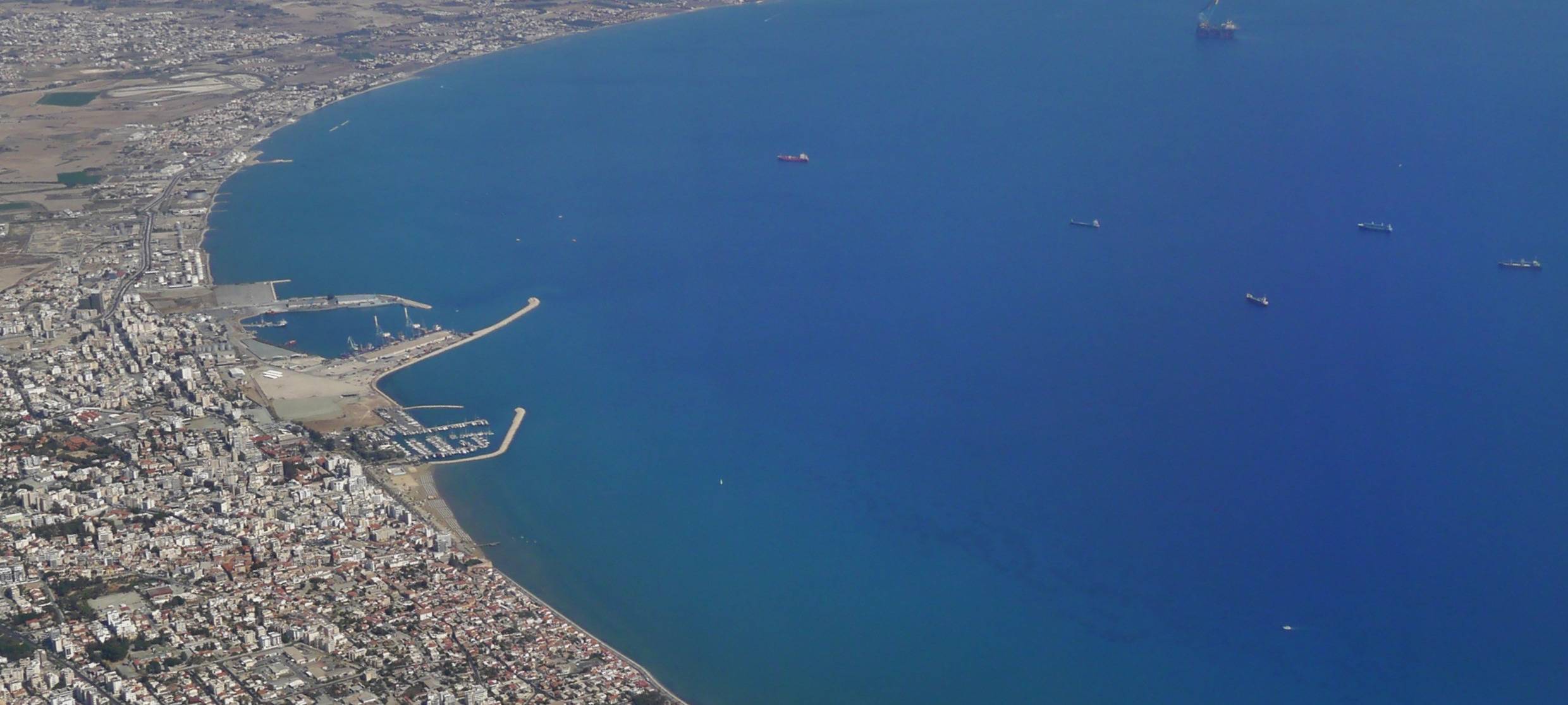 Anflug auf Larnaka (Zypern)