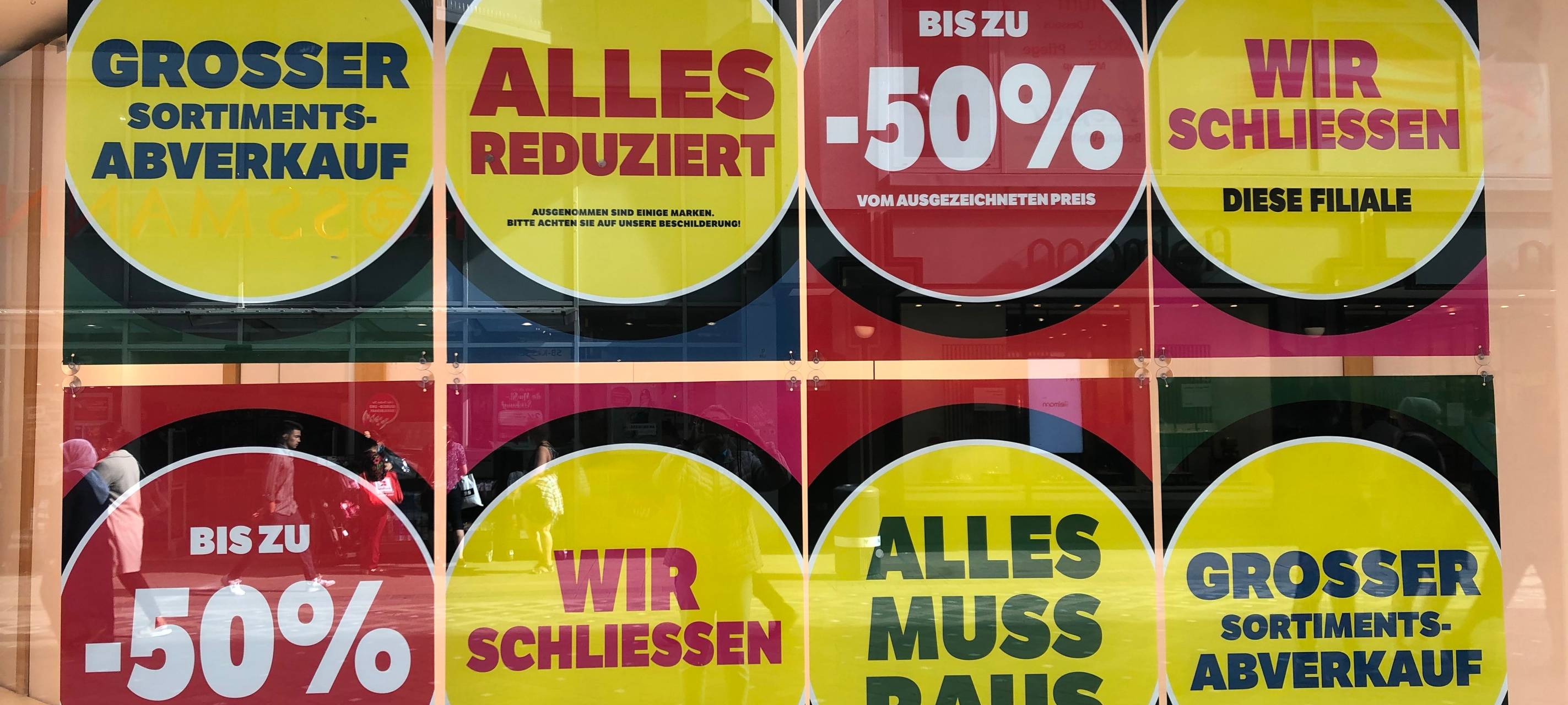 Alles muss raus! Galeria Kaufhof startet den Abverkauf.