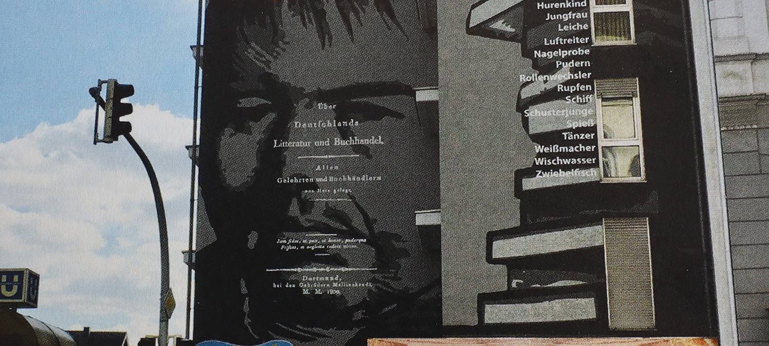 Porträt von Arnold Mallinckrodt an der Schützenstraße / Ecke Mallinckrodtstraße.