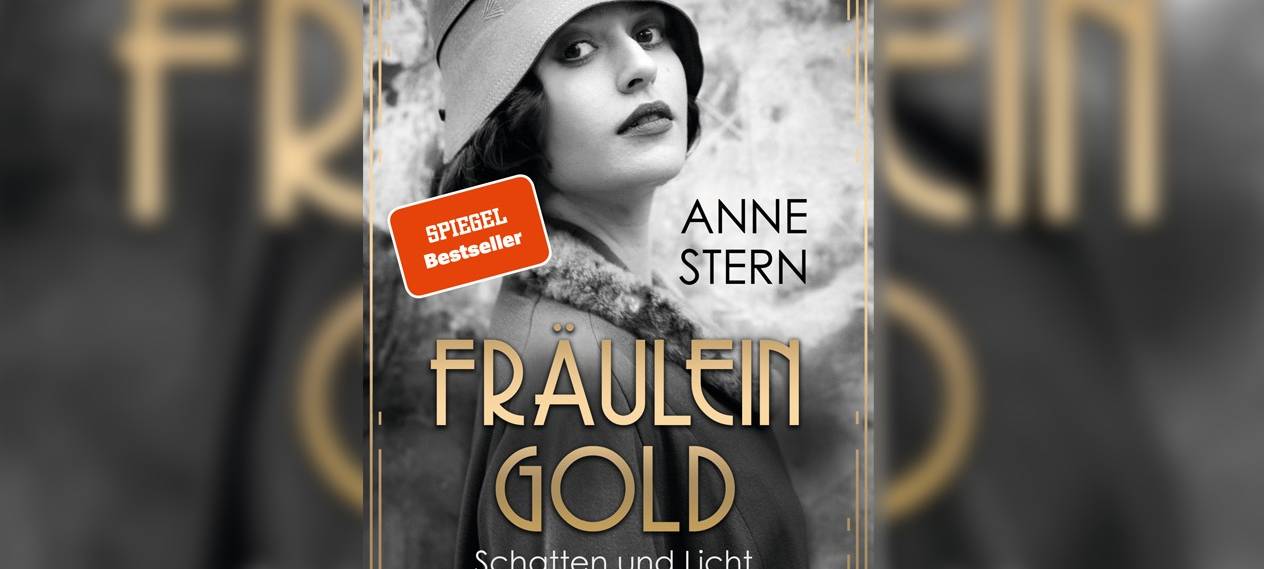 Buchcover "Fräulein Gold- Schatten und Licht" von Anne Stern.