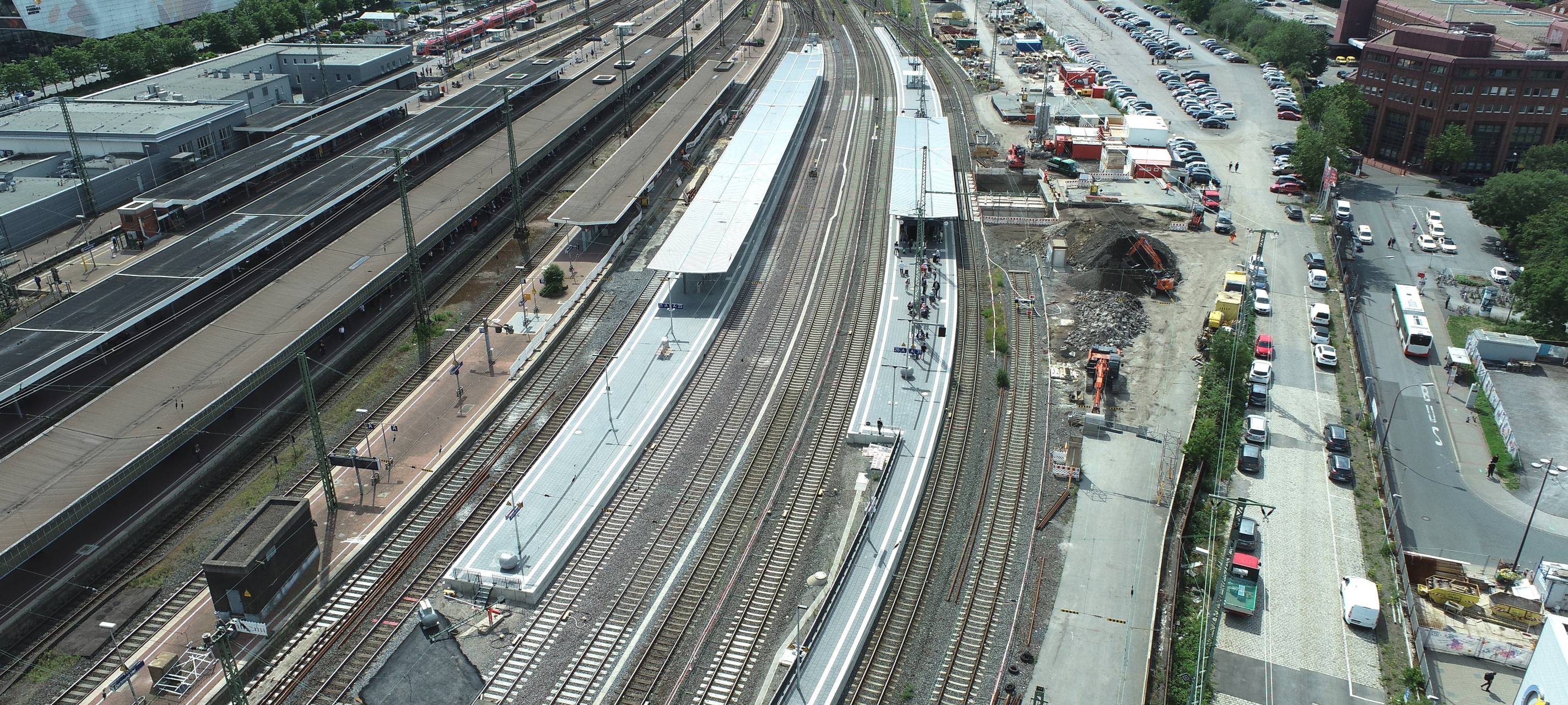 Gleisarbeiten am Dortmund Hauptbahnhof