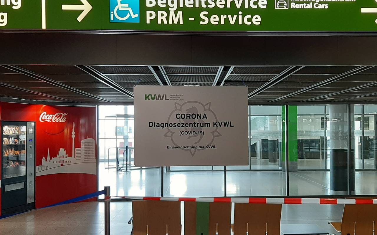 Corona Teststelle Am Dortmund Flughafen Radio 91 2