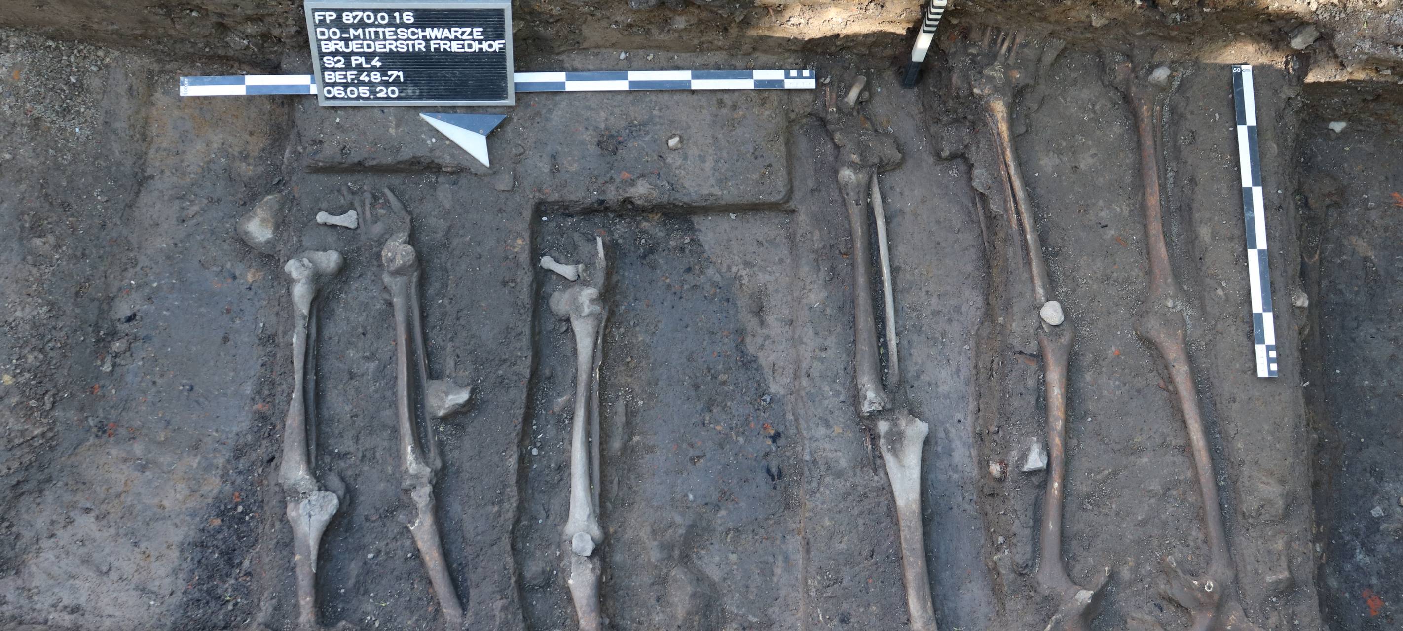 Dortmund: Skelette bei Bauarbeiten gefunden