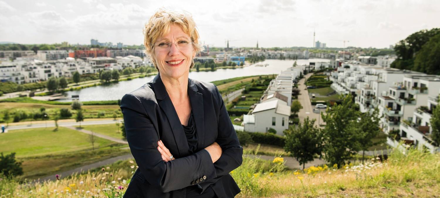 Oberbürgermeister-Kandidatin der Grünen, Daniela Schneckenburger.