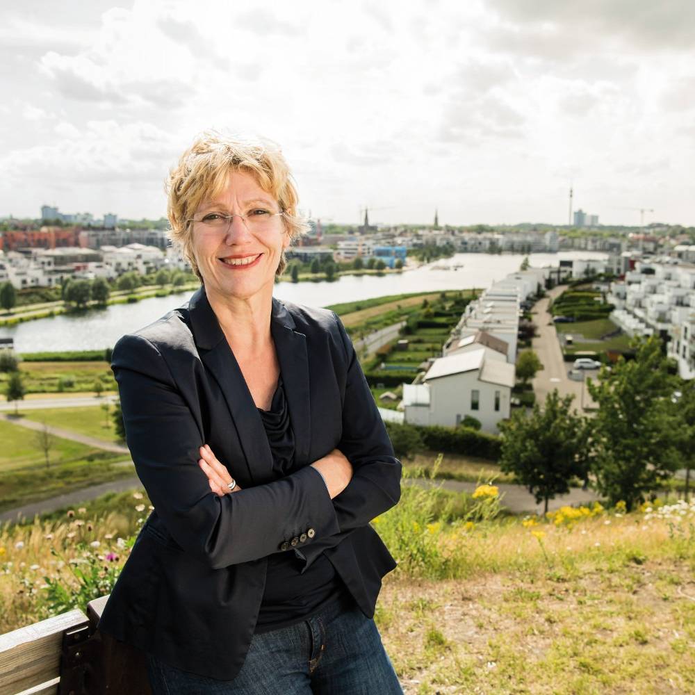 Oberbürgermeister-Kandidatin der Grünen, Daniela Schneckenburger.