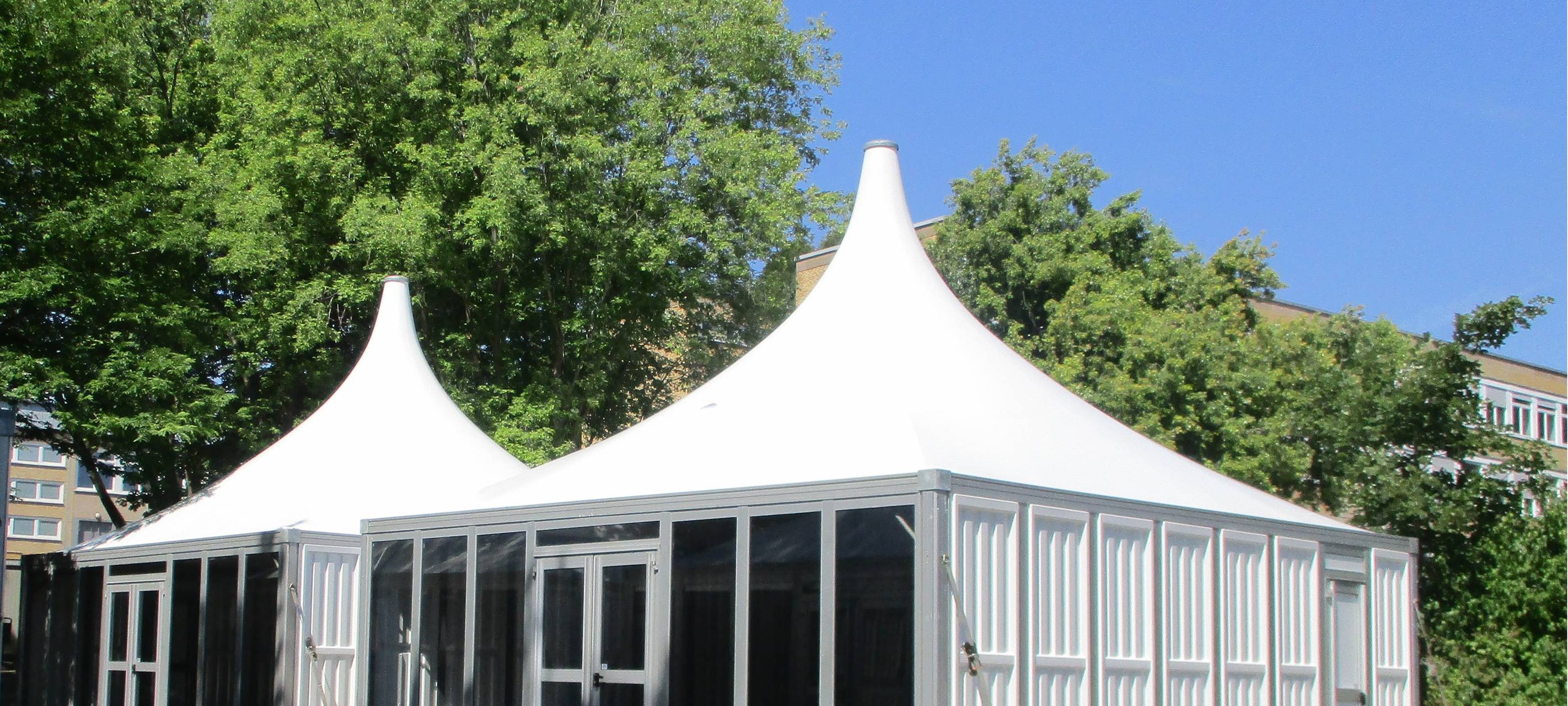 "Fliegenden Bauten“ am Standort Max-Planck-Gymnasium