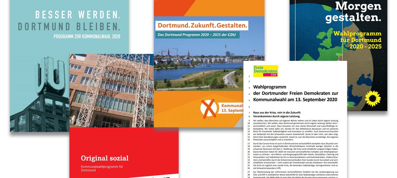 Kommunalwahl Dortmund: Wahlprogramme der Dortmunder Parteien