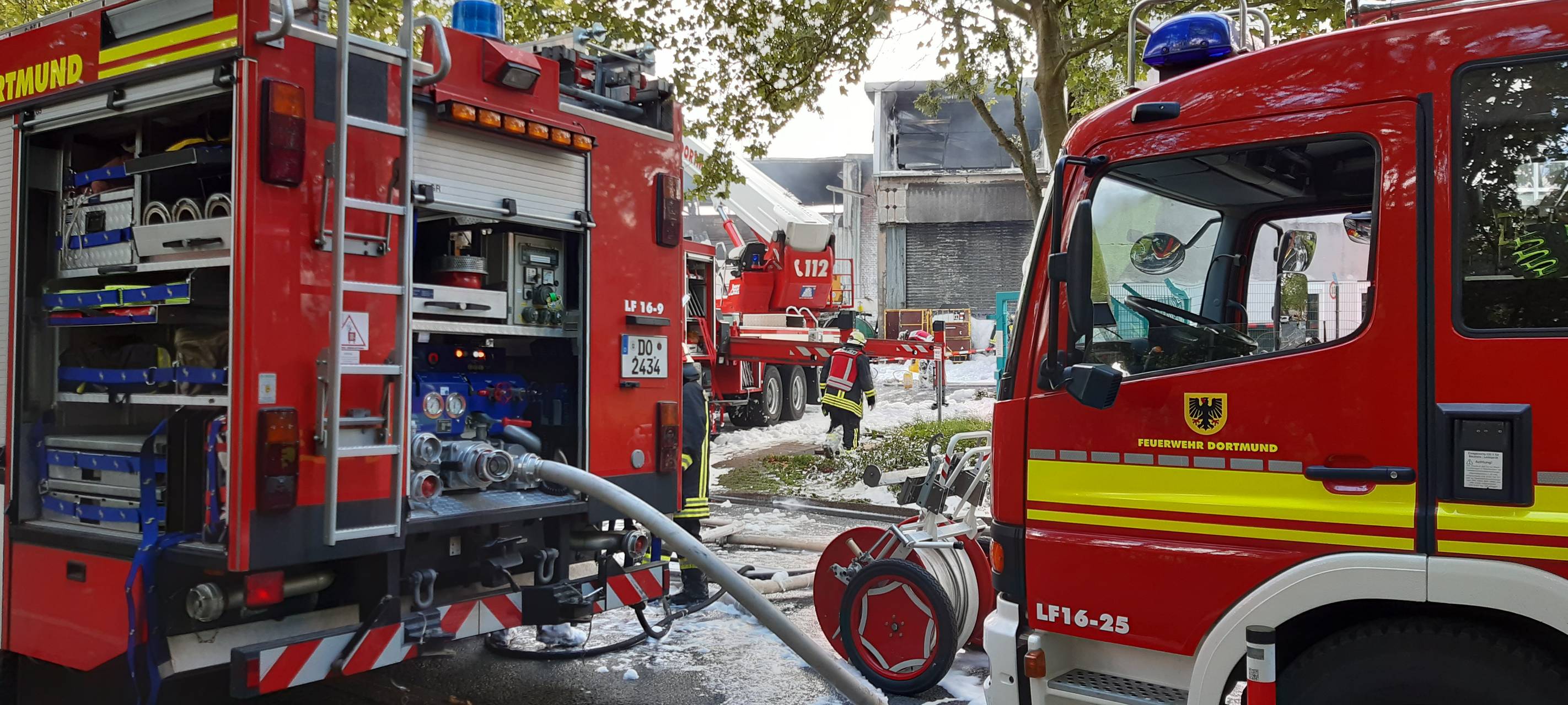 Großbrand im Dortmunder Westen: Zeugen gesucht