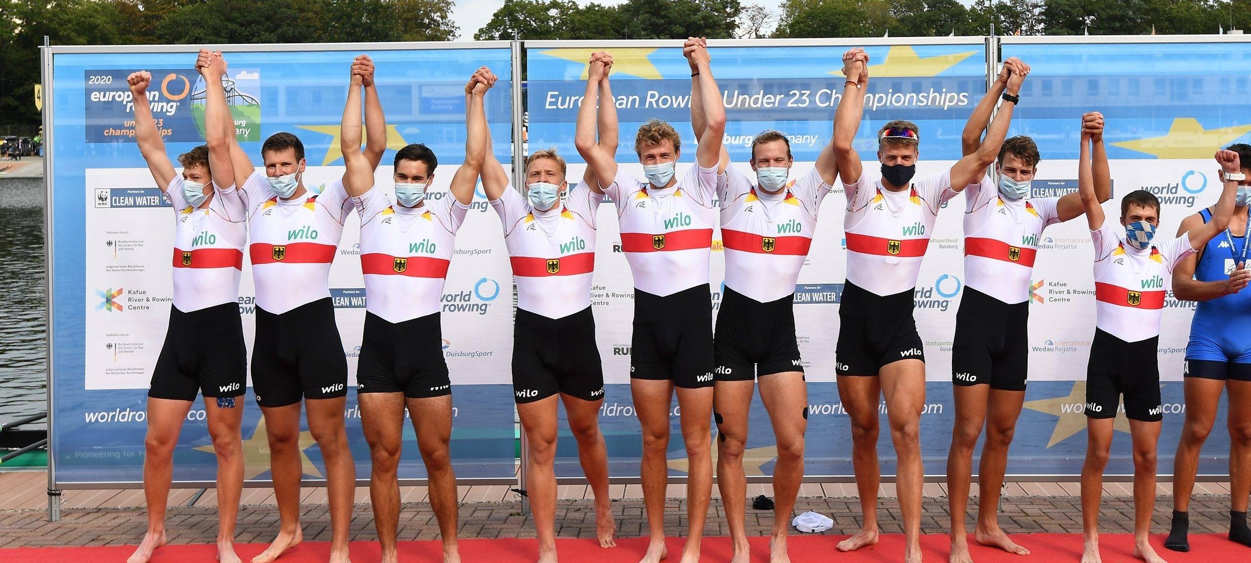 Ruderer-Nachwuchs holt Gold bei U23-EM in Duisburg