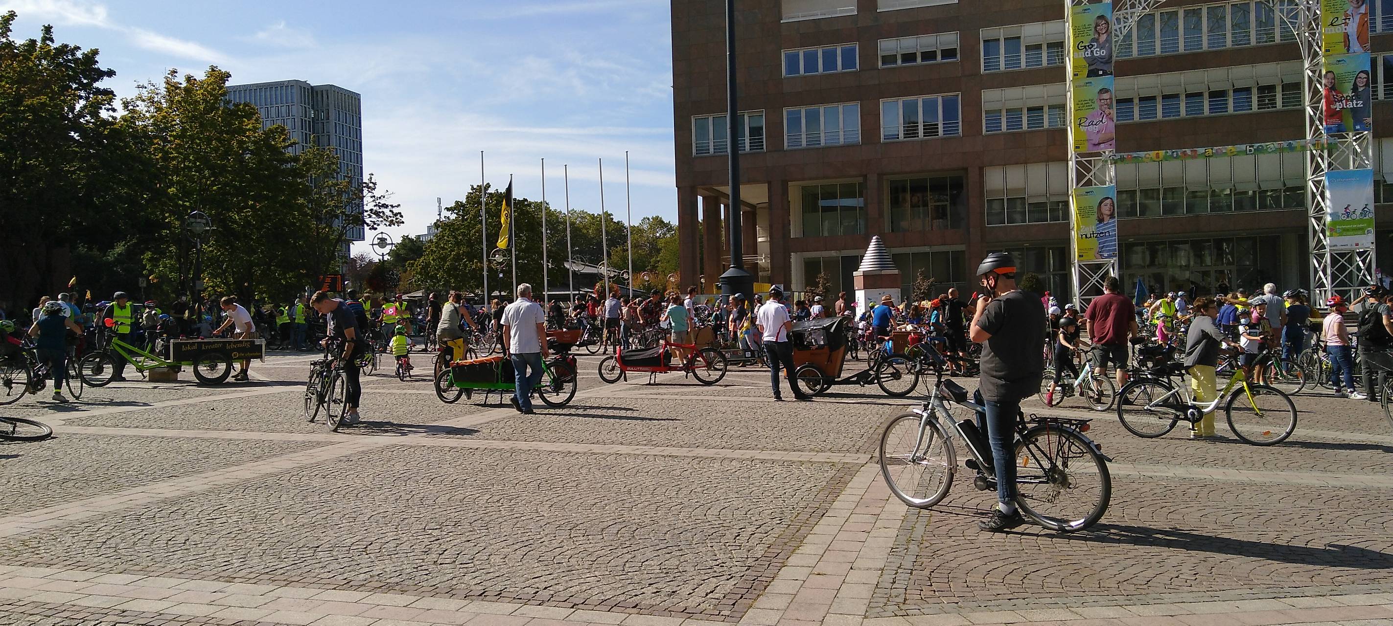Über 1400 Teilnehmer nahmen an Fahrraddemonstration in Dortmund teil