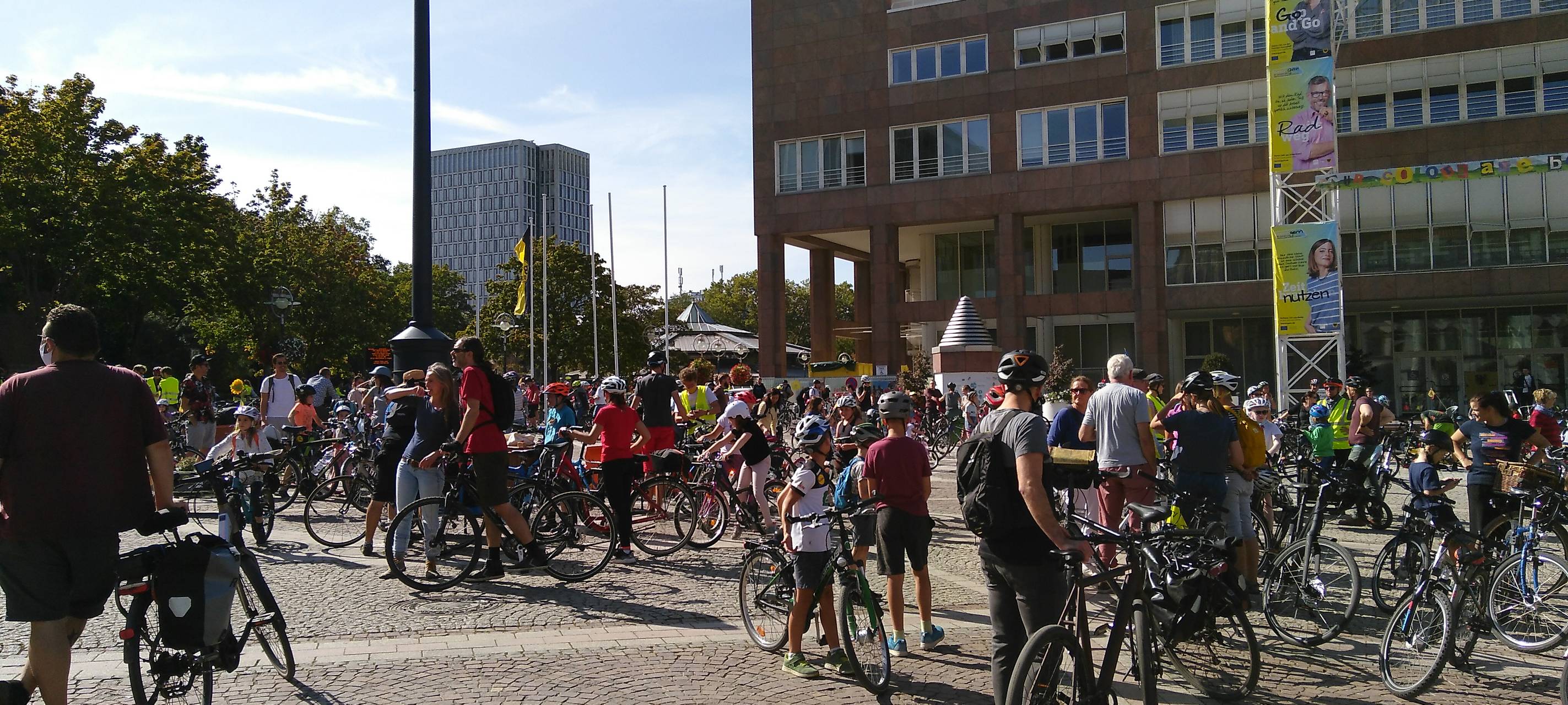 Über 1400 Teilnehmer nahmen an Fahrraddemonstration in Dortmund teil
