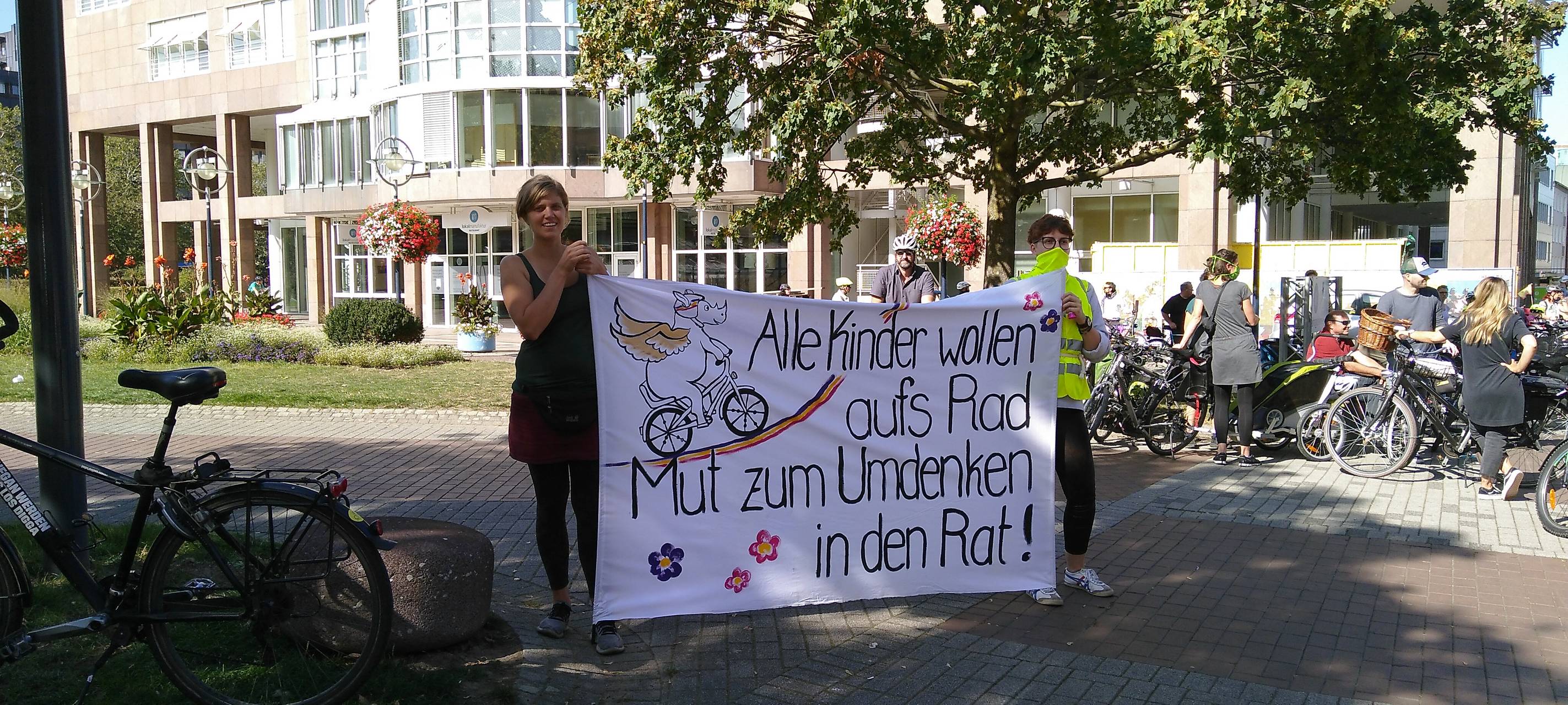 Über 1400 Teilnehmer nahmen an Fahrraddemonstration in Dortmund teil