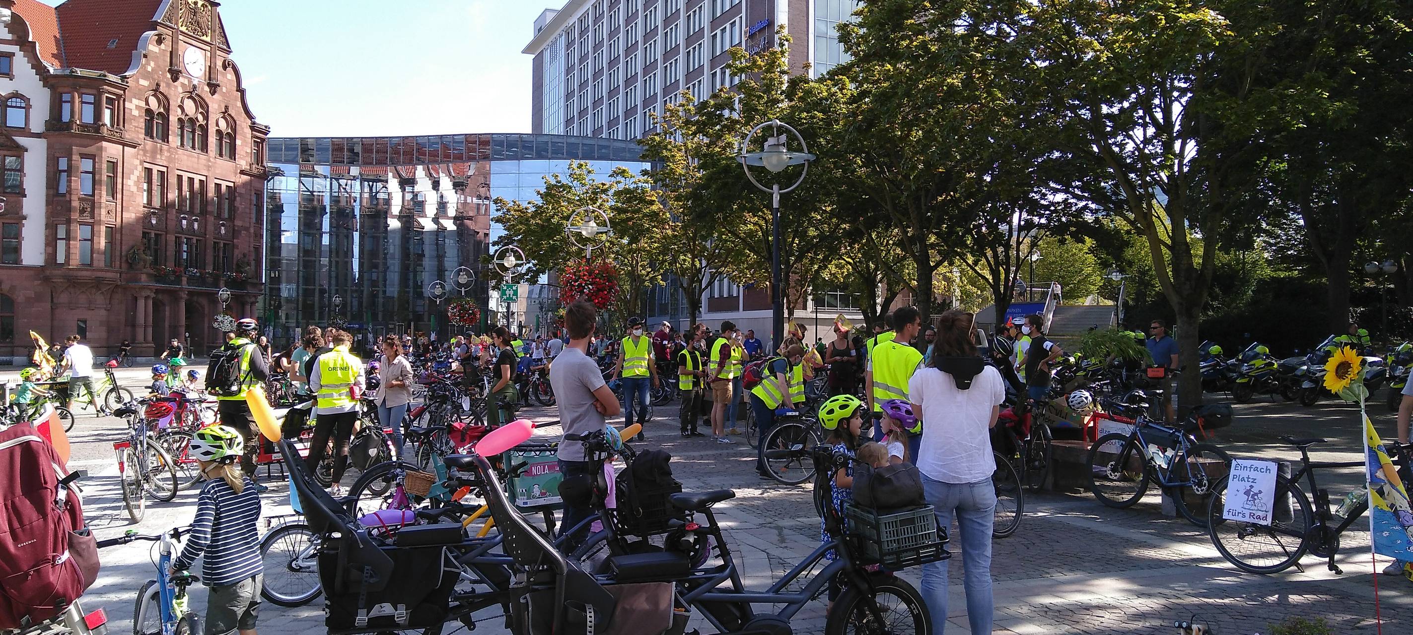 Über 1400 Teilnehmer nahmen an Fahrraddemonstration in Dortmund teil