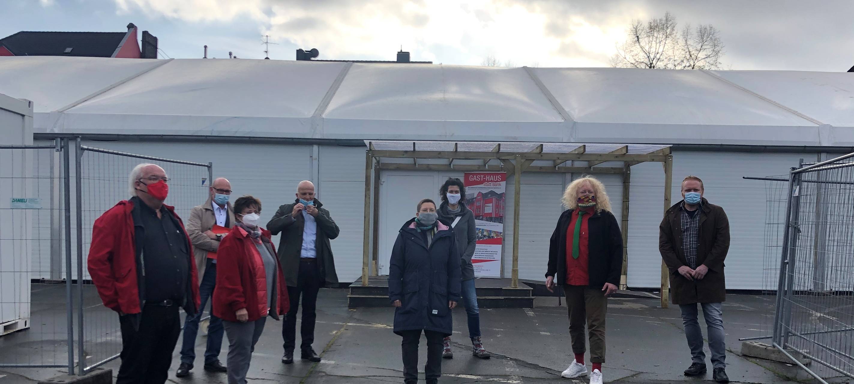 Corona-Winterhilfe Zelt