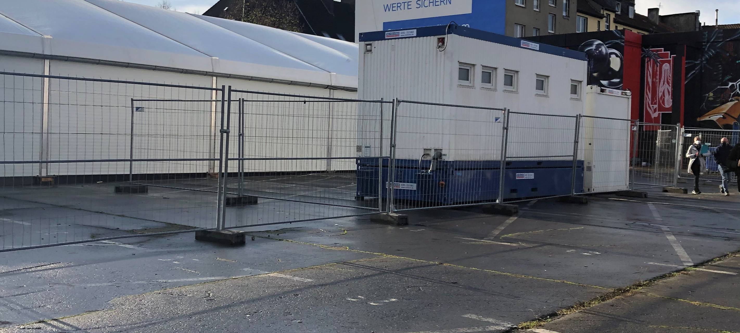 Corona-Winterhilfe Zelt