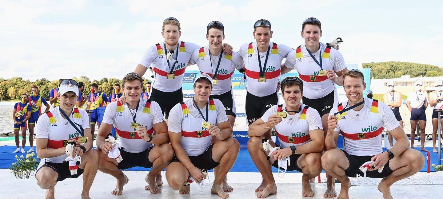 Das Team des Deutschland-Achters