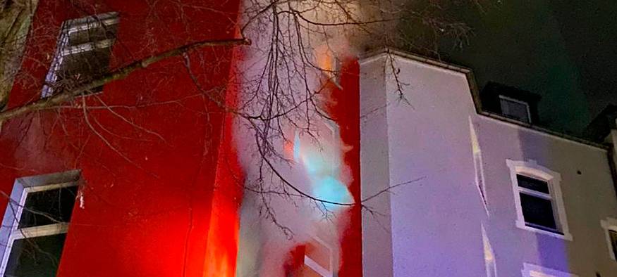 Dortmund: Brand in der Rheinischen Straße