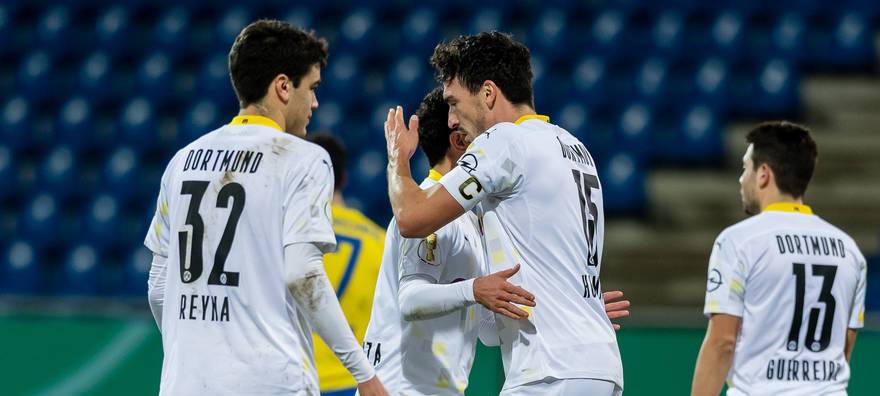 DFB-Pokal: BVB spielt sich ins Achtelfinale