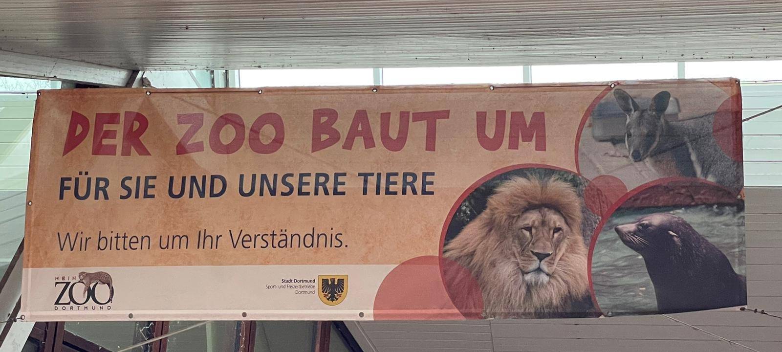 Bauarbeiten im Dortmunder Zoo gehen im Lockdown weiter