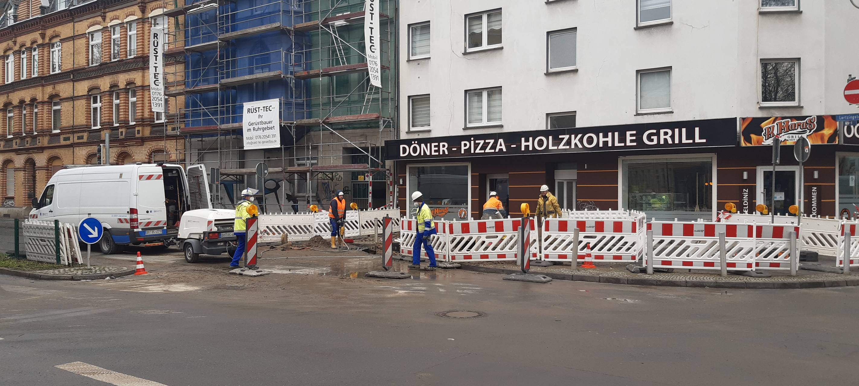 Dortmund: Wasserrohrbruch in der Nordstadt