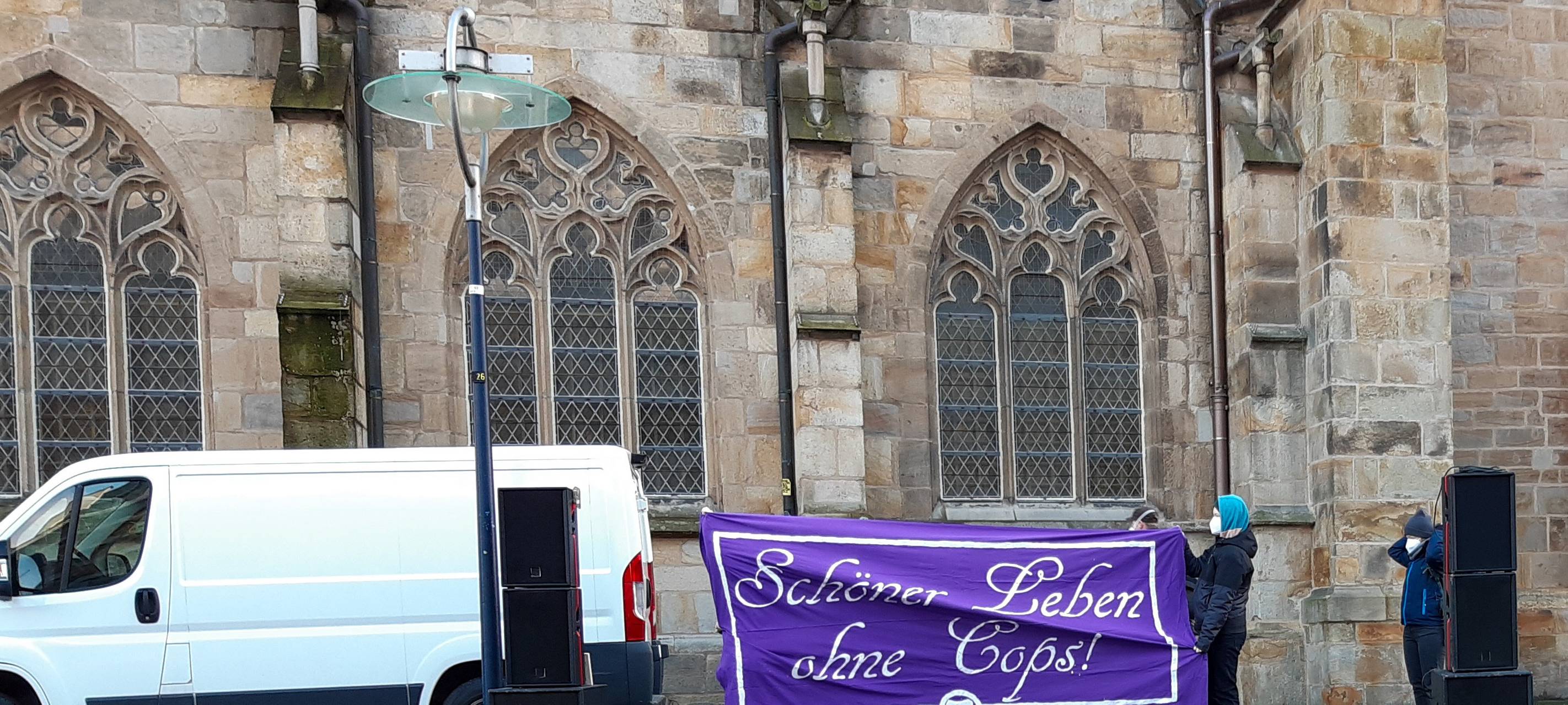 Anti-Polizei-Demo in Dortmund