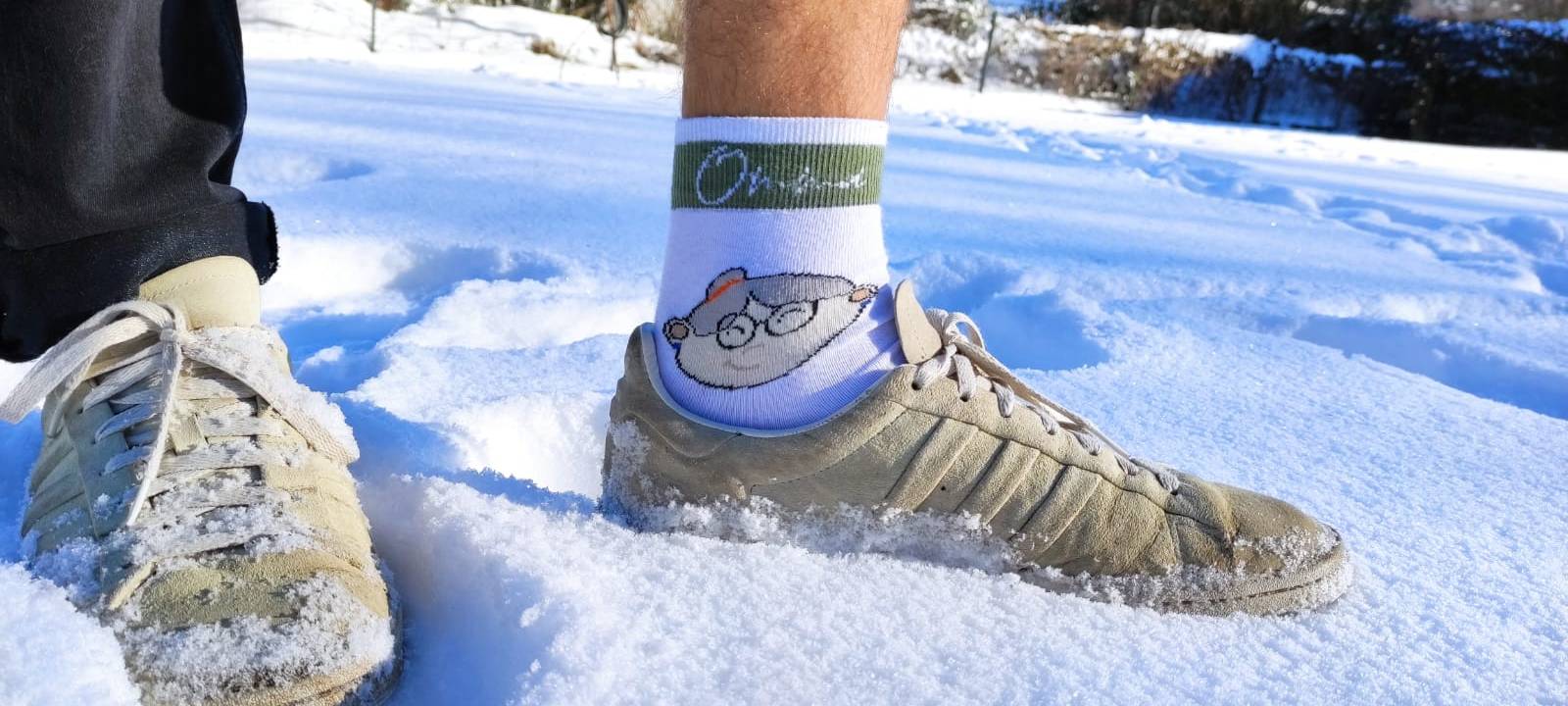 Mit Socken aus Dortmund gegen Altersarmut