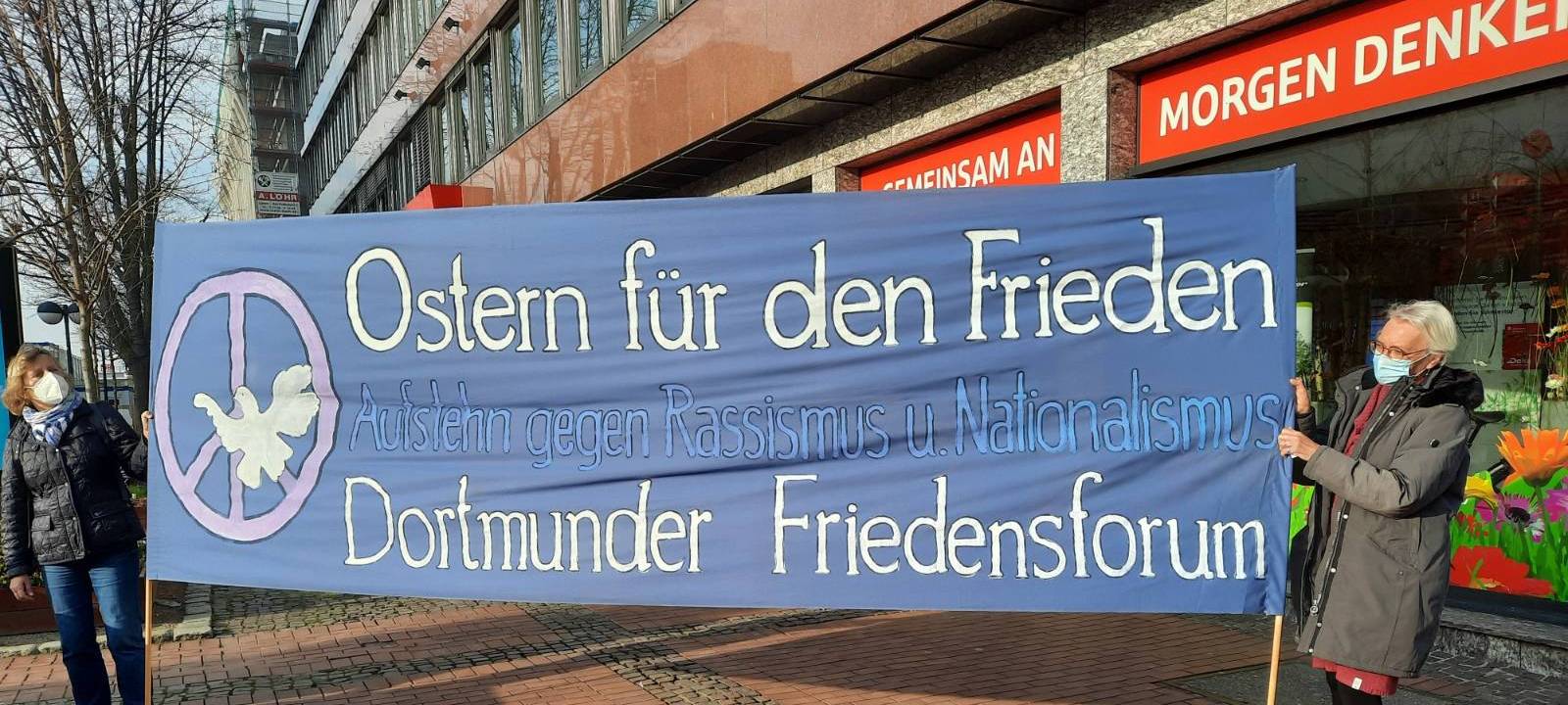 Traditioneller Ostermarsch Rhein-Ruhr in Dortmund zu Ende gegangen