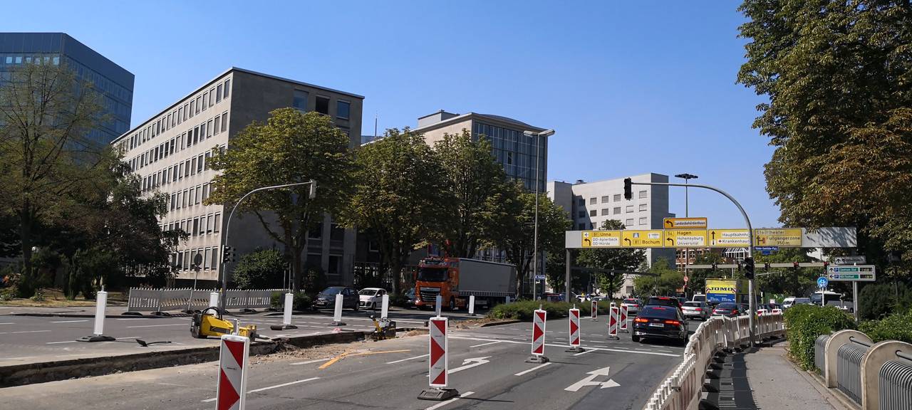 Bauarbeiten auf dem Ostwall gehen weiter